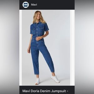 MAVI DORIA DENIM JUMPSUIT size XL BRAND NEW CONDITION
